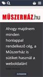 Mobile Screenshot of muszerhaz.com